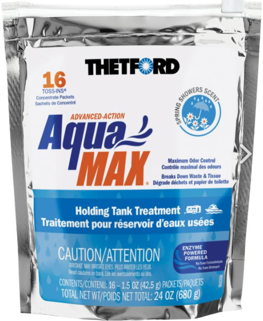 Thetfdord 96631 - Aquamax Toss-ins Spring Showers 16 Dissolvable Packets - RACKTRENDZ