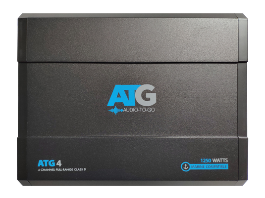ATG ATG4 - Audio NEO Marine 4CH Amplifier 4 X 125W @ 4Ohms - RACKTRENDZ