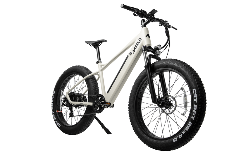 Chargez l&#39;image dans la visionneuse de la galerie, Maui MBFT01WTH - Fat bike électrique 500w blanc
