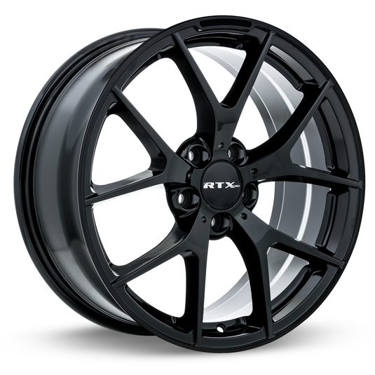 RTX® (OE) • 082898 • Arrow • Satin Black • 18x8 5x112 ET45 CB66.6