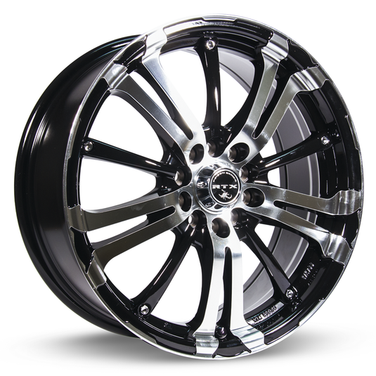 RTX® (RTX) • 413151 • Arsenic • Black Machined • 17x7 5x100/114.3 ET42 CB73.1