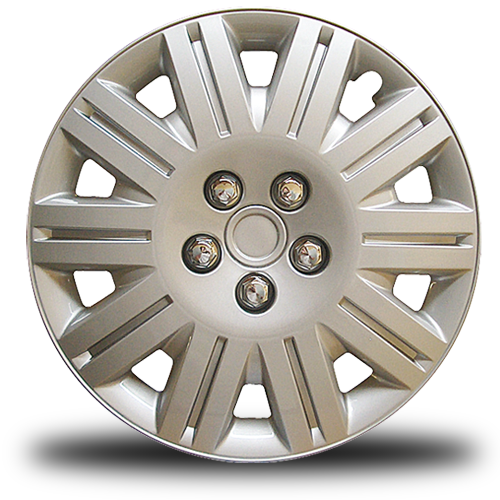 RTX 41917P - (4) ABS Wheel Covers - Silver 17