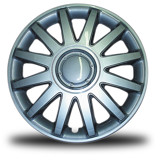 Load image into Gallery viewer, RTX 114-16P - (4) ABS Wheel Covers - Silver 16&quot;
