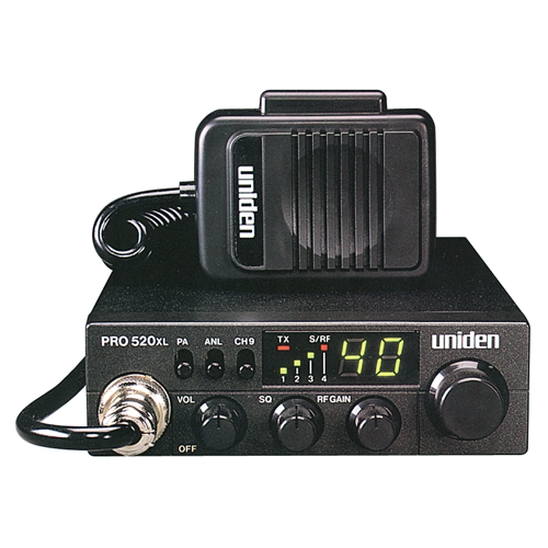Uniden PRO520XL - Compact Mobile CB Radio with PA/CB Switch - RACKTRENDZ