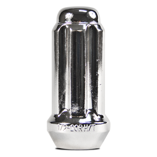 RTX TN0303 - (1) Chrome 6 Spline Cone Seat Duplex Nut 9/16 51mm 21/22mm Hex