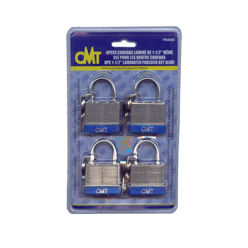 Rodac RDCB4 - Laminated Padlock - 4 Pieces