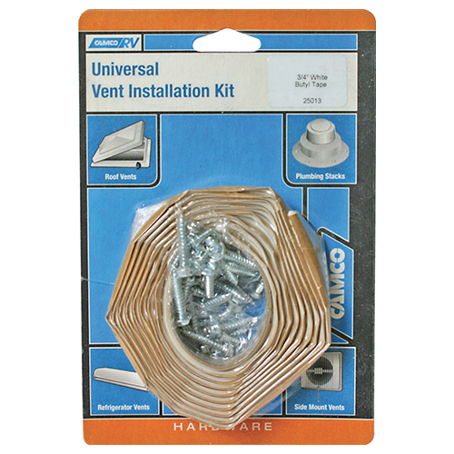 Camco 25013 - Universal Vent Installation Kit - with Butyl Tape - RACKTRENDZ