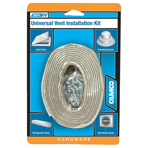 Camco 25003 - Universal Vent Installation Kit - with Putty Tape - RACKTRENDZ
