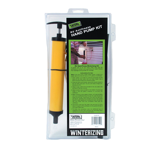 Valterra 09-2337 - Antifreeze Hand Pump with City Water Connection Hose for RV Winterizing - RACKTRENDZ