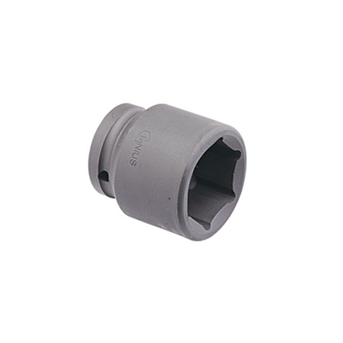 Genius 665246 - Douille à choc Cr-Mo 1-7/16" SAE Prise 3/4" 6 Pt