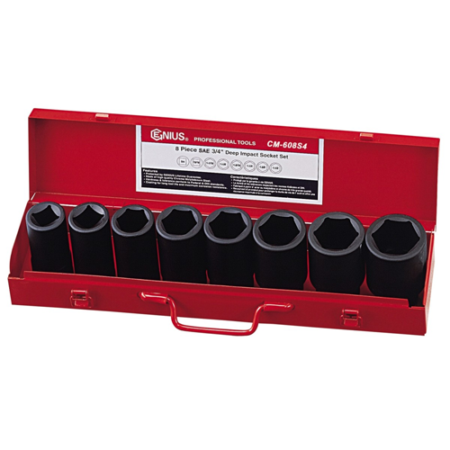 3/4"DR SAE DEEP IMP.S.SET 8PCS