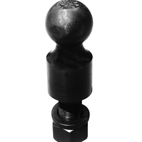 Buyers 1802050 - 2-5/16 Inch Black Hitch Ball With 1-1/4 Shank Diameter X 2-3/4 Long - RACKTRENDZ