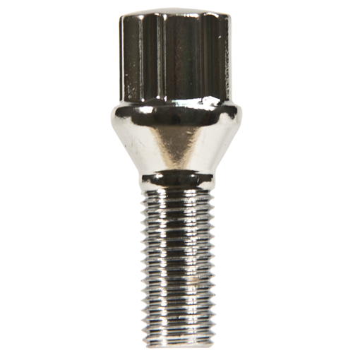 RTX TB0108-100 - (100) RTX 6 Spline Bolt 14x1.5 17/19mm Hex Chrome