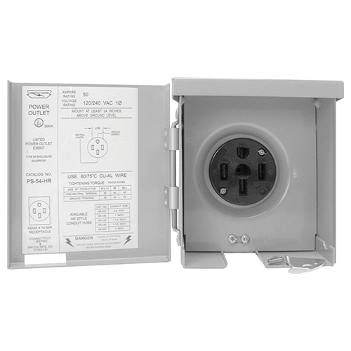 POWER OUTLET - 50 AMP 