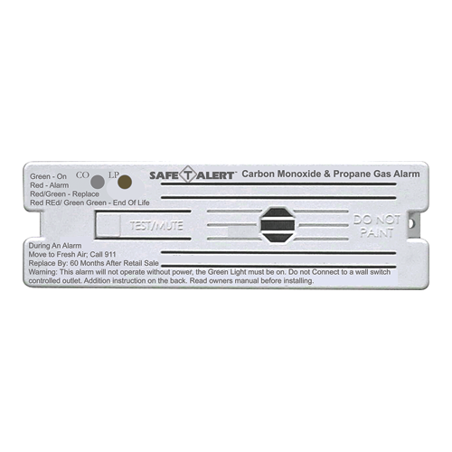 MTI Industries 35-741-WT - Propane and Carbon Monoxide Gas Leak Detector - White - RACKTRENDZ