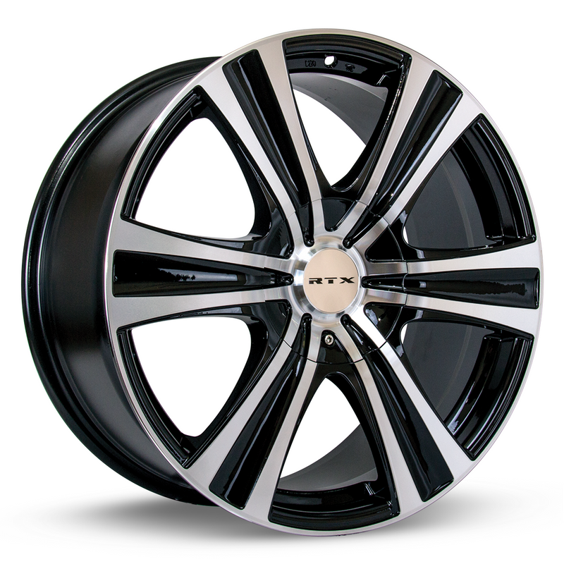 Load image into Gallery viewer, RTX® (RTX) • 081830 • Aspen • Black Machined • 18x8 5x114.3/127 ET35 CB73.1
