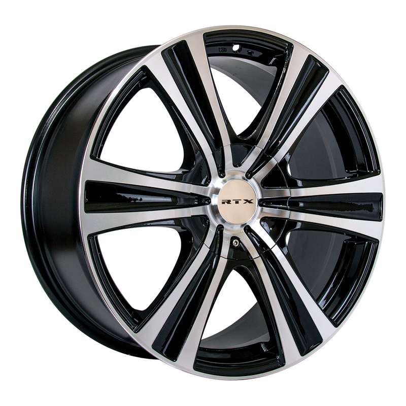 Load image into Gallery viewer, RTX® (RTX) • 081827 • Aspen • Black Machined • 17x8 5x114.3/127 ET35 CB73.1
