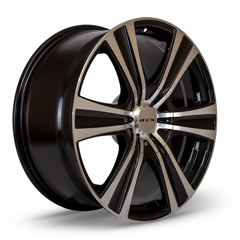 Load image into Gallery viewer, RTX® (RTX) • 081830 • Aspen • Black Machined • 18x8 5x114.3/127 ET35 CB73.1
