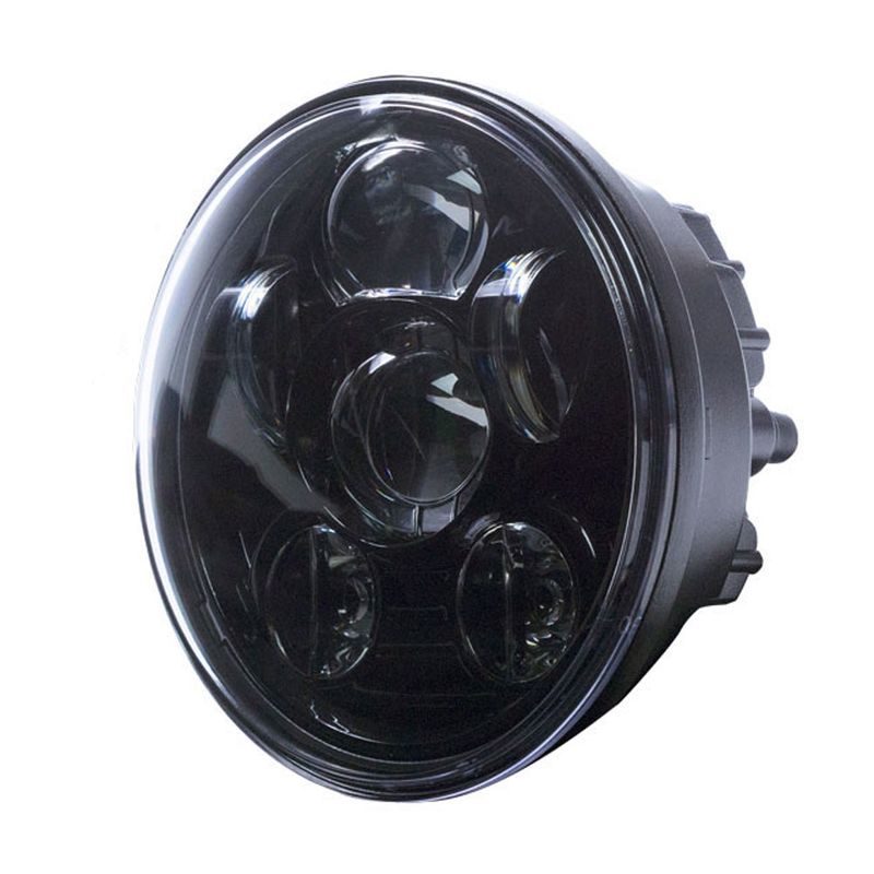Load image into Gallery viewer, Saddle Tramp BC-562B - Round Motorcycle Headlights with Black Face 5.6 Inch - RACKTRENDZ
