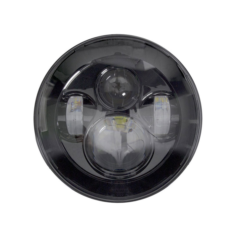 Load image into Gallery viewer, Saddle Tramp BC-701B - Black Round Motorcycle Headlights - 7&quot; - RACKTRENDZ

