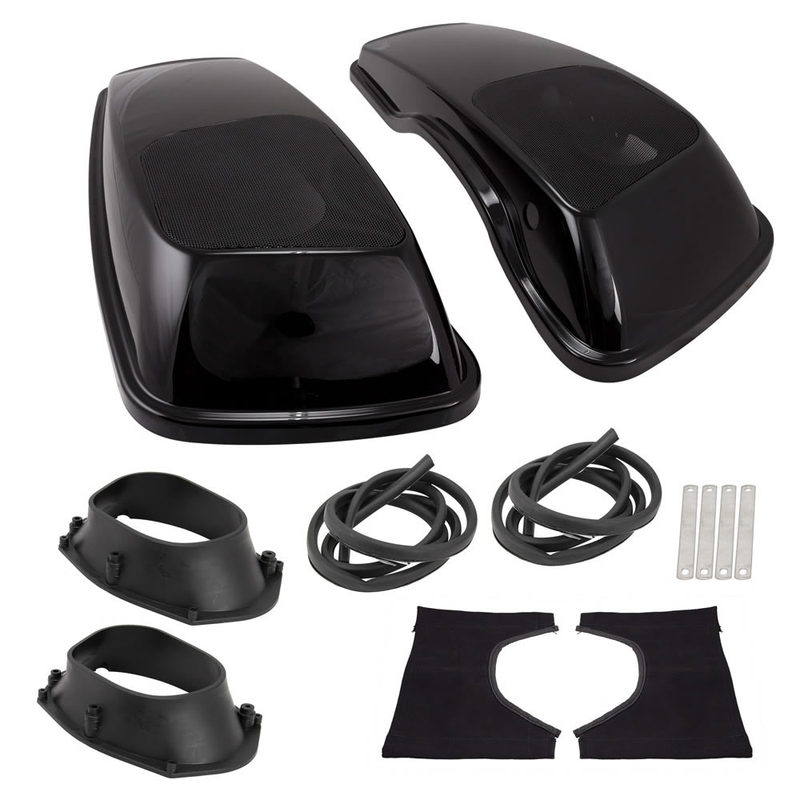 Load image into Gallery viewer, Saddle Tramp BC-HD69-14U - Rushmore CVO Saddlebag Lid with 6x9 Inch Speaker Adapters - RACKTRENDZ
