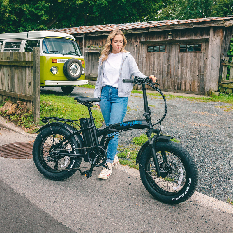 Chargez l&#39;image dans la visionneuse de la galerie, Maui BIK500 - E-Bike Pliant Noir avec cadre de 370MM
