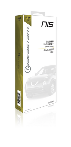 iDatastart ADS-THR-NI5 - T-Harness for DC3 and HC Series - Vehicles Nissan/Infiniti 2007 and Up (Push-to-Start models) - RACKTRENDZ