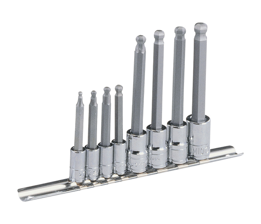 8PC 1/4 & 3/8" DR. METRIC LONG