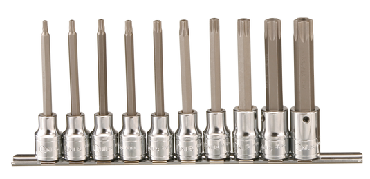10PC 1/2"DR.STAR BIT SOCKET