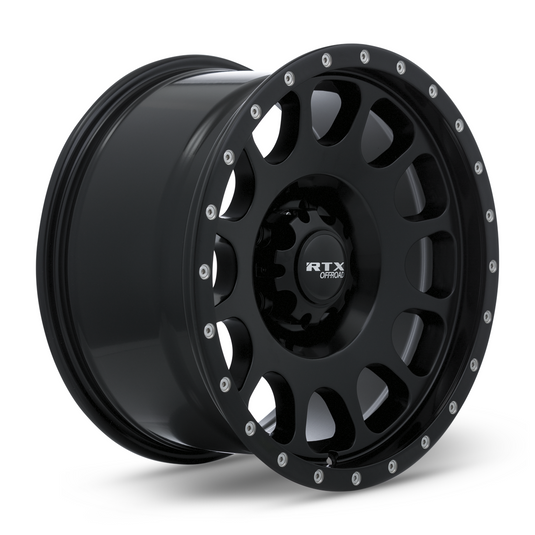 RTX® (Offroad) • 082686 • Baja • Satin Black with Milled Rivets • 17x9 6x139.7 ET0 CB106.1