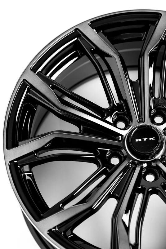 RTX® (RTX) • 082439 • Black Widow • Noir gris usiné • 18x8 5x120 ET35 CB74.1