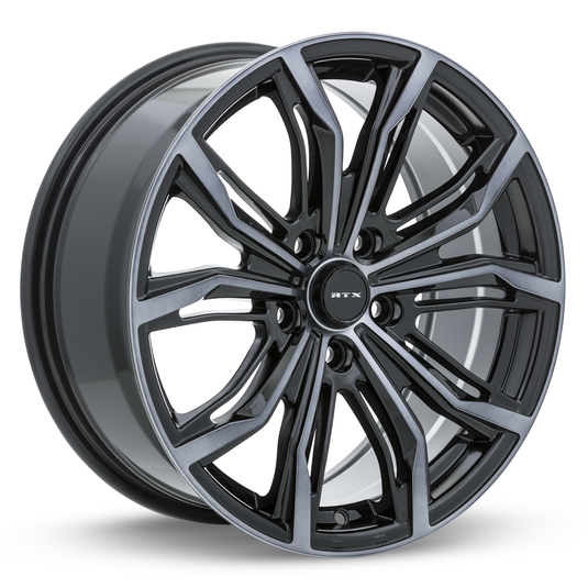 RTX® (RTX) • 082444 • Black Widow • Black Machined Grey • 20x9 5x114.3 ET38 CB73.1