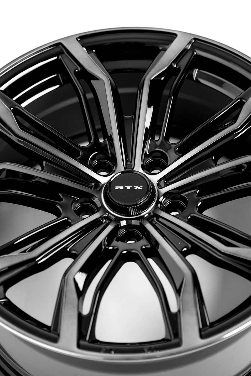 Load image into Gallery viewer, RTX® (RTX) • 082444 • Black Widow • Black Machined Grey • 20x9 5x114.3 ET38 CB73.1
