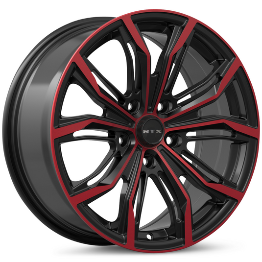 RTX® (RTX) • 083259 • Black Widow • Black Machined Red • 18x8 5x114.3 ET42 CB73.1