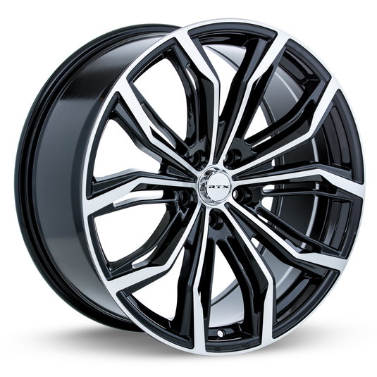 RTX® (RTX) • 083010 • Black Widow • Black Machined • 22x9.5 5x114.3 ET30 CB73.1