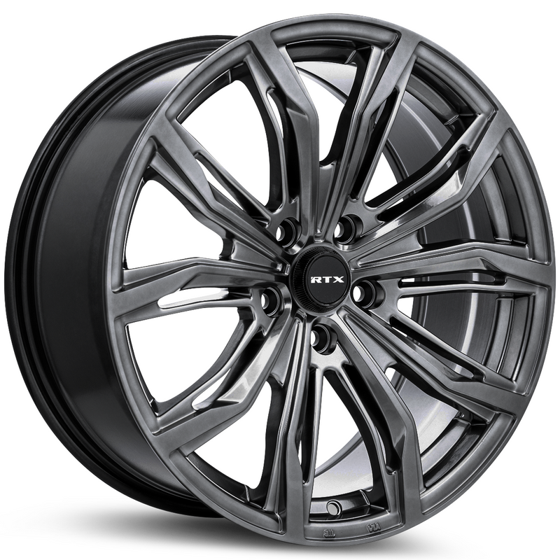 Load image into Gallery viewer, RTX® (RTX) • 083260 • Black Widow • Hyper Black • 18x8 5x114.3 ET42 CB73.1
