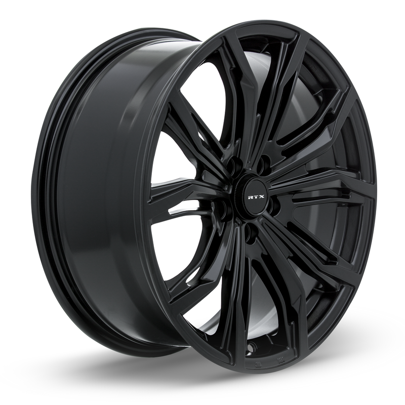 Load image into Gallery viewer, RTX® (RTX) • 081637 • Black Widow • Satin Black • 17x7.5 5x120 ET35 CB72.6
