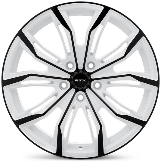 RTX® (RTX) • 083258 • Black Widow • White & Black • 18x8 5x114.3 ET42 CB73.1