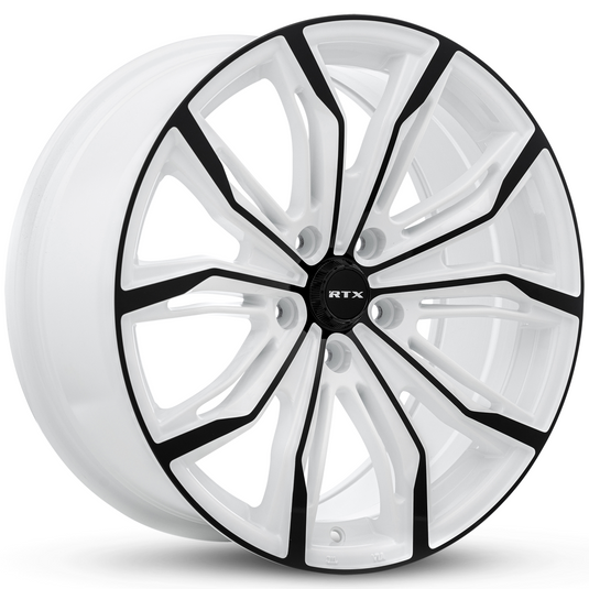 RTX® (RTX) • 083258 • Black Widow • White and Black • 18x8 5x114.3 ET42 CB73.1