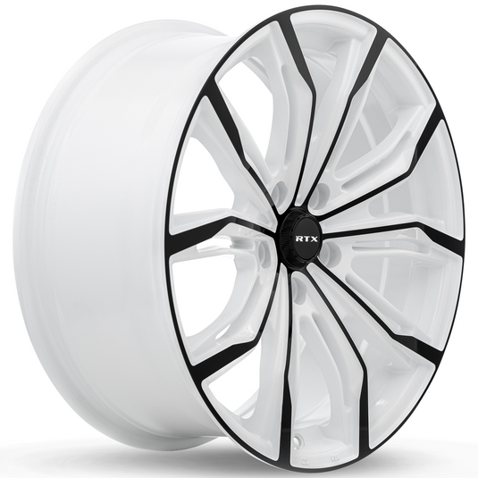 RTX® (RTX) • 083258 • Black Widow • White & Black • 18x8 5x114.3 ET42 CB73.1