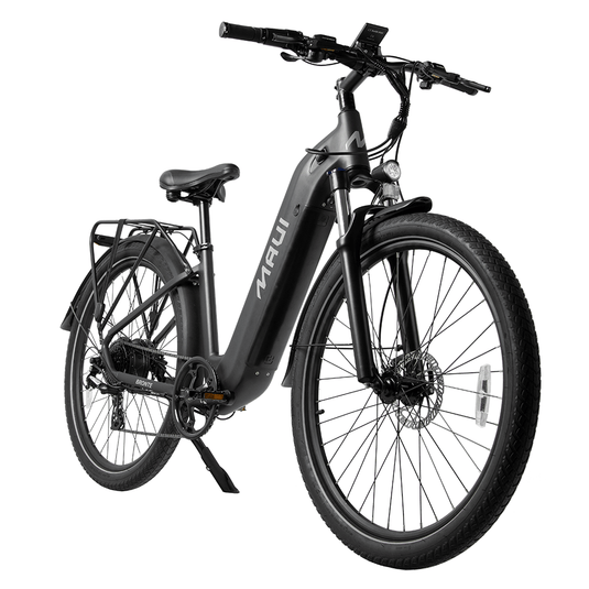 Maui MBCT01BLK - Vélo de ville électrique step-thru 500w noir