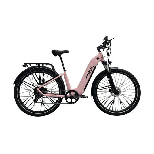 Maui MBCT03PIK - Electric City Bike Step-Thru BRONTE 2024 500W Pink - RACKTRENDZ