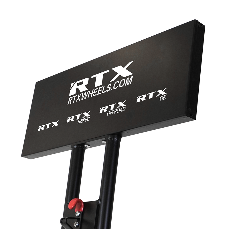 Chargez l&#39;image dans la visionneuse de la galerie, RTX C80 - Black Display Stand for 3 Wheels (14&quot; to 20&quot;) with RTX Logo
