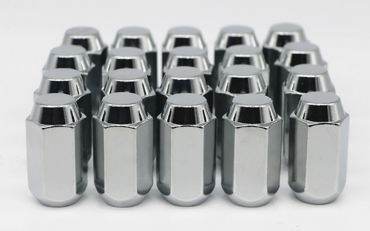 Ceco CD1007-20 - (20) Chrome Acorn Cone Seat Nut 12X1.5 38mm 21mm Hex