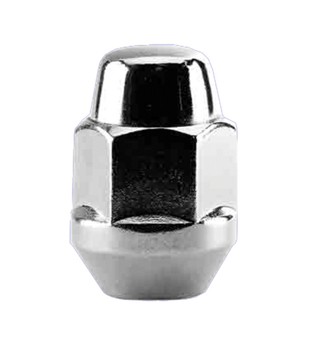 Ceco CD1702 - (1) Chrome Bulge Acorn 2-PC Cone Seat Nut 7/16 35mm 21mm Hex