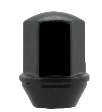 Ceco CD1709DBK – (1) écrou de siège conique OEM Dodge/Ram style gland noir 14 x 1,5 37 mm 22 mm hexagonal