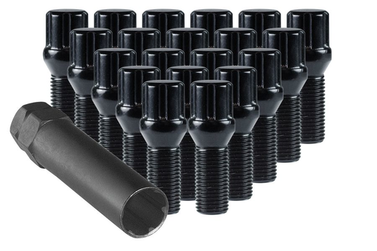 Ceco CD1821SPBK (5) - (20)Black 6 Spline Bolt 12X1.25 28mm Thread Length