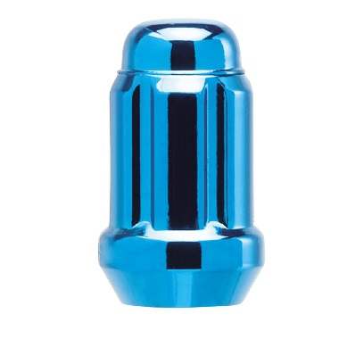 Ceco CD3807BL - (1) Écrou de siège conique bleu à 6 cannelures 12x1,5 35 mm 19/21 mm hexagonal