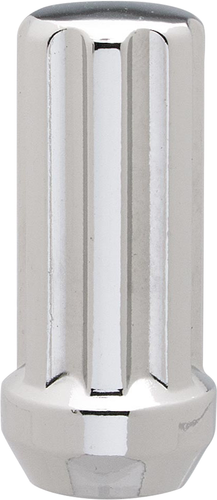 Ceco CD3812L - (1) Écrou de siège conique chromé à 7 cannelures 12X1,75 48 mm 21/22 mm hexagonal