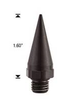 Ceco CD4800TOPBK - (1) Pointe supérieure noire pour la série Spike4800